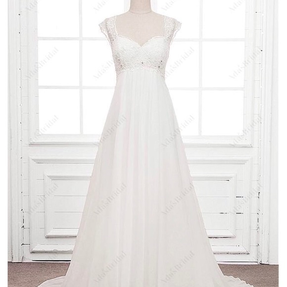 Dresses & Skirts - Wedding Dress Chiffon Size 24
